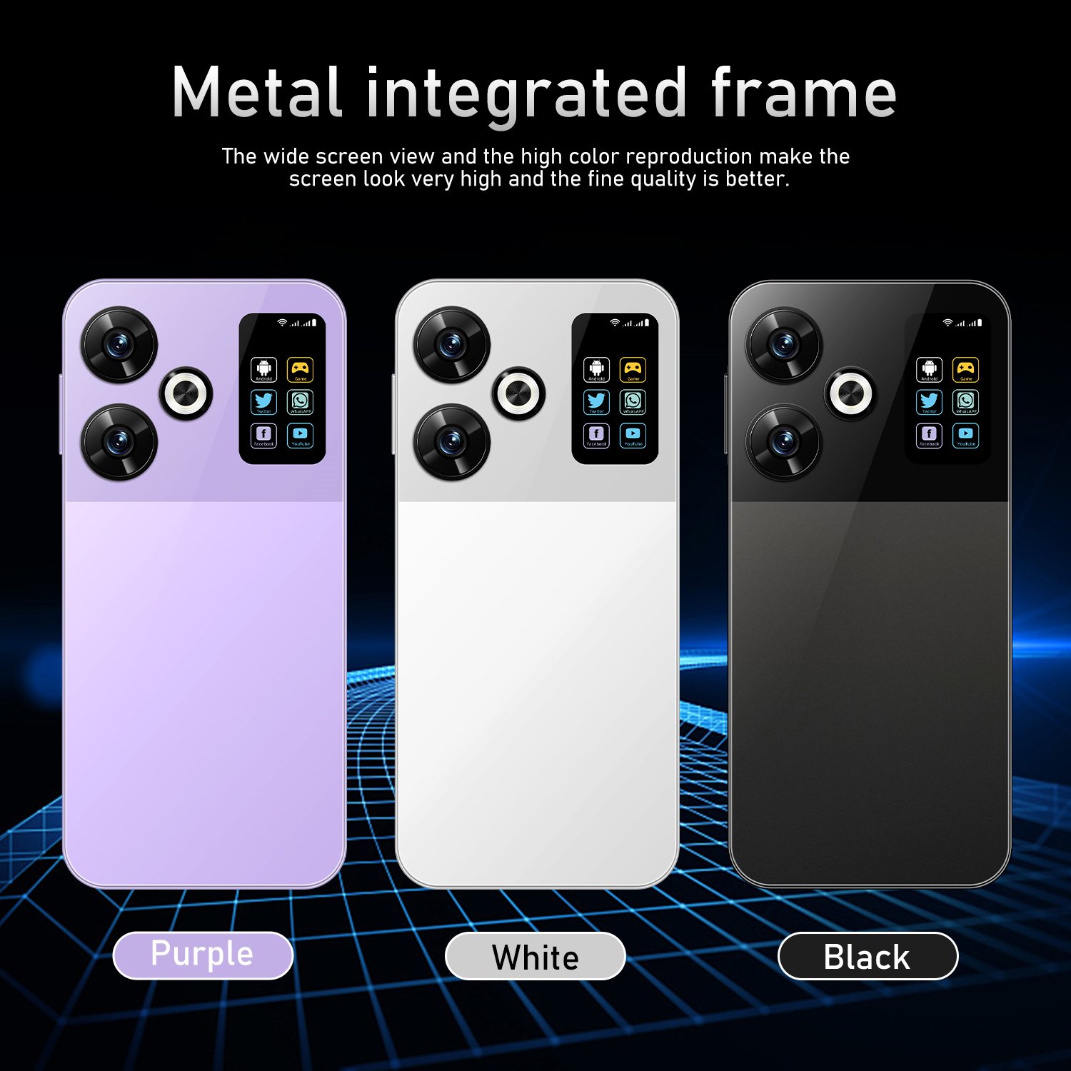 Wholesale M6 Pro Smartphone AMOLED Big Screen Global Version with 5G WCDMA Cellular Android 13 mobile phone cellphone